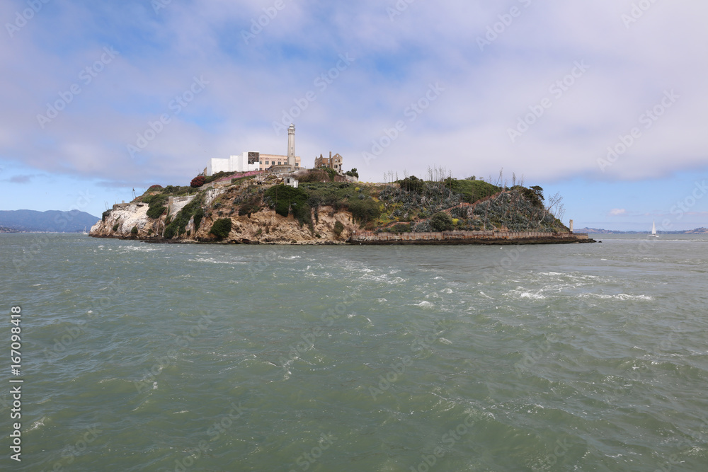 Alcatraz Island in San Francisco Bay. California. USA Alcatraz Island in San Francisco Bay. California. USA