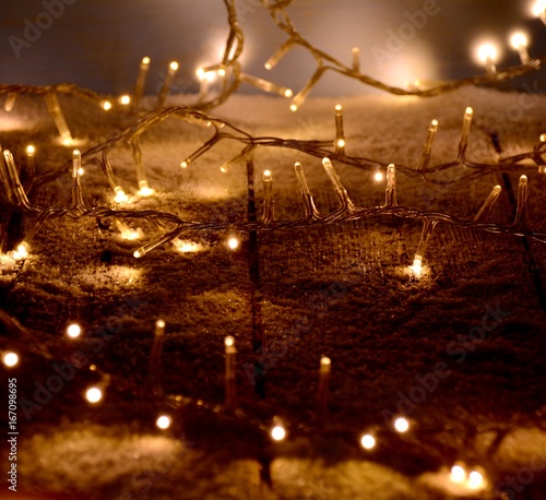 Grußkarte - Lichterkette