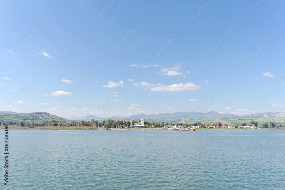 Israel, view of the Sea of Galilee
