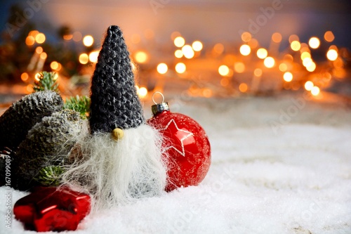 Weihnachtskarte - Wichtel