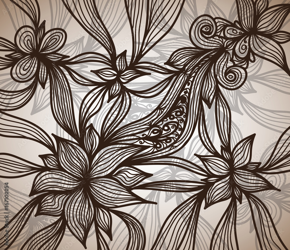 Hand Drawn vector background Hand Drawn vector background