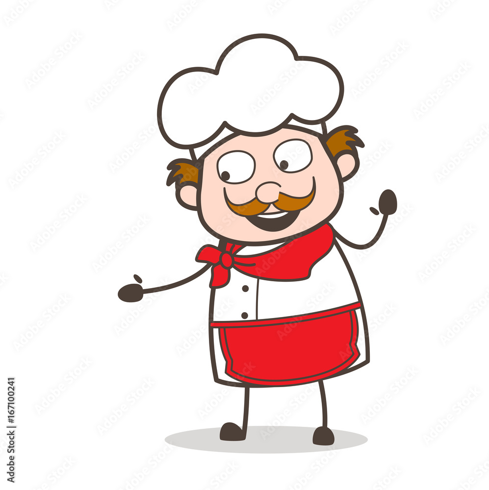 Cartoon Friendly Chef Vector Character Cartoon Friendly Chef Vector Character