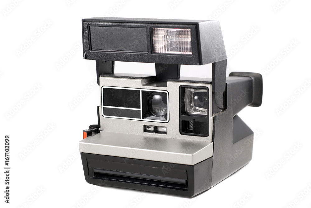Instant camera isolated on white background Instant camera isolated on white background