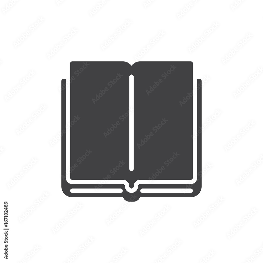Book icon vector, filled flat sign, solid pictogram isolated on white. Symbol, logo illustration. Pixel perfect vector graphics Book icon vector, filled flat sign, solid pictogram isolated on white. Symbol, logo illustration. Pixel perfect vector graphics