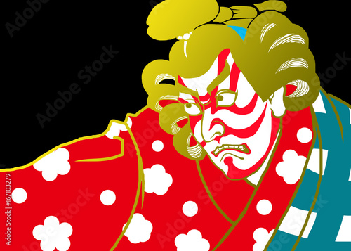 Canvas Print Kabuki