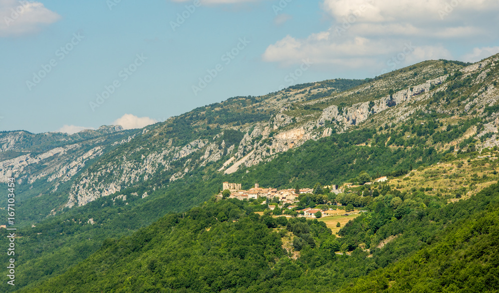 Fototapeta premium Scenic old hilltop village in Provence region of France