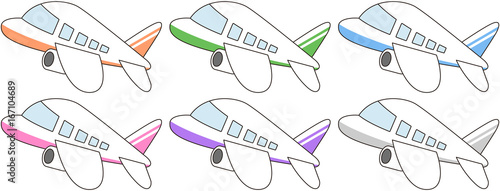 飛行機 プレーン 旅行 航空 イラスト