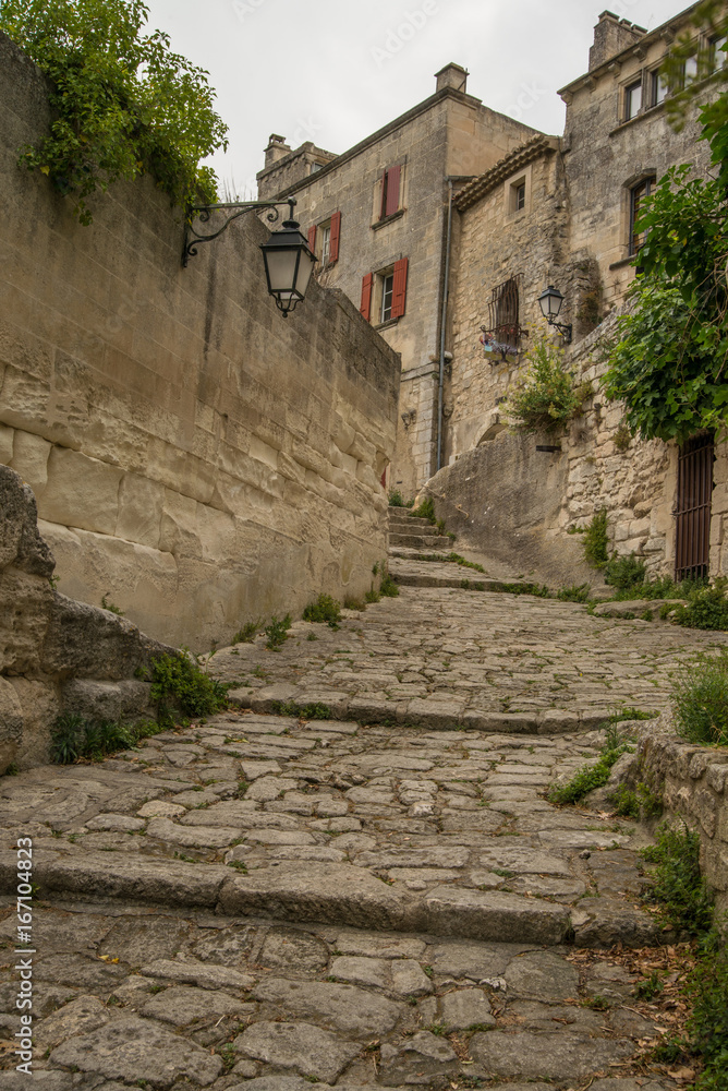 Old traditional architecture in village in Provence region of France