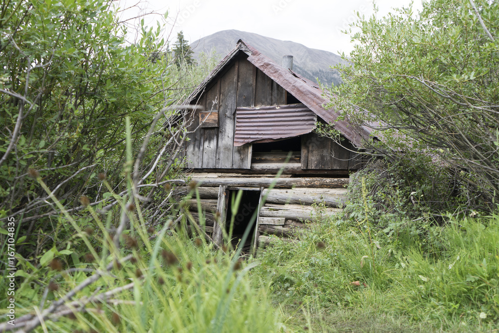Abandoned Rustic Mountain House Abandoned Rustic Mountain House