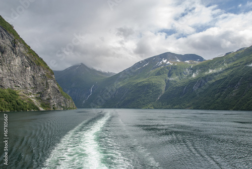Foto Geiranger fjord in western Norway