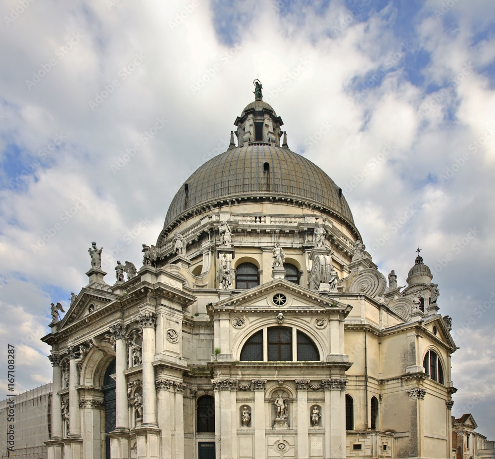 Santa Maria della Salute church in Venice. Region Veneto. Italy