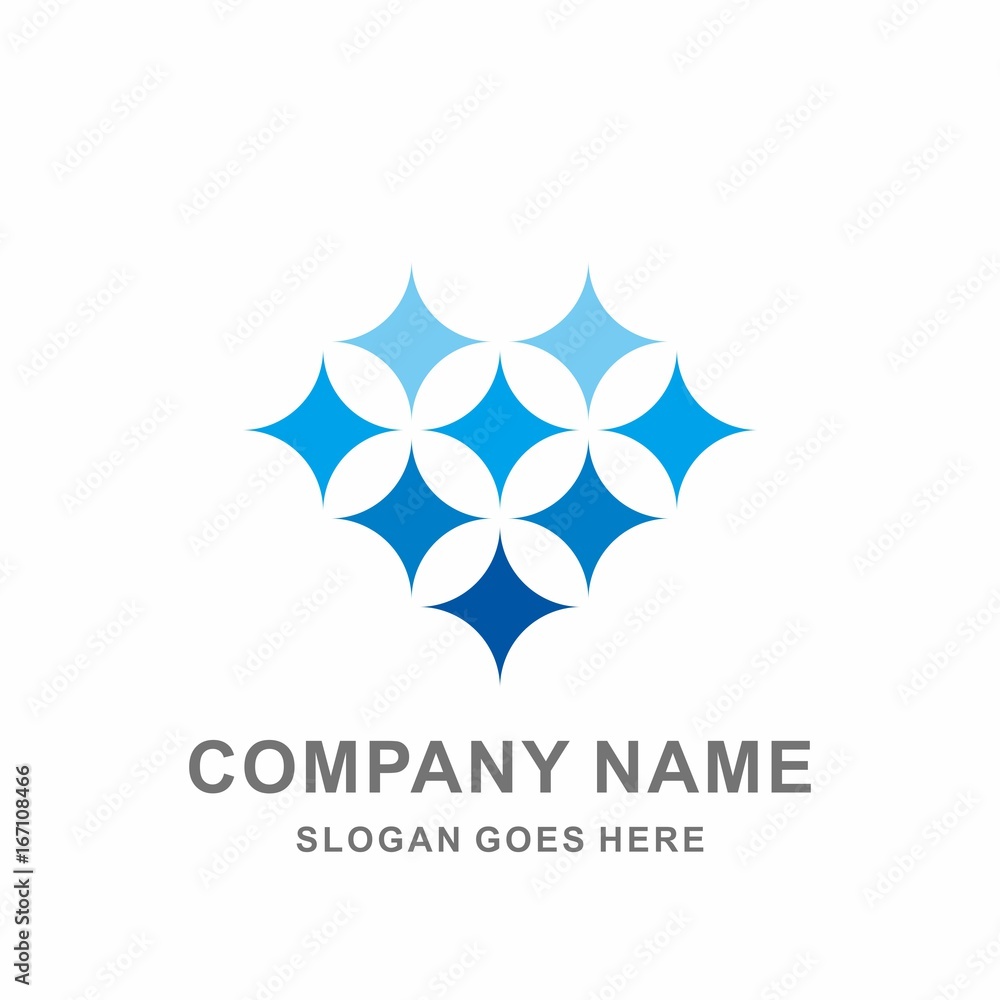 Obraz premium Geometric Diamond Crystal Jewelry Fashion Accessories Business Company Stock Vector Logo Design Template 