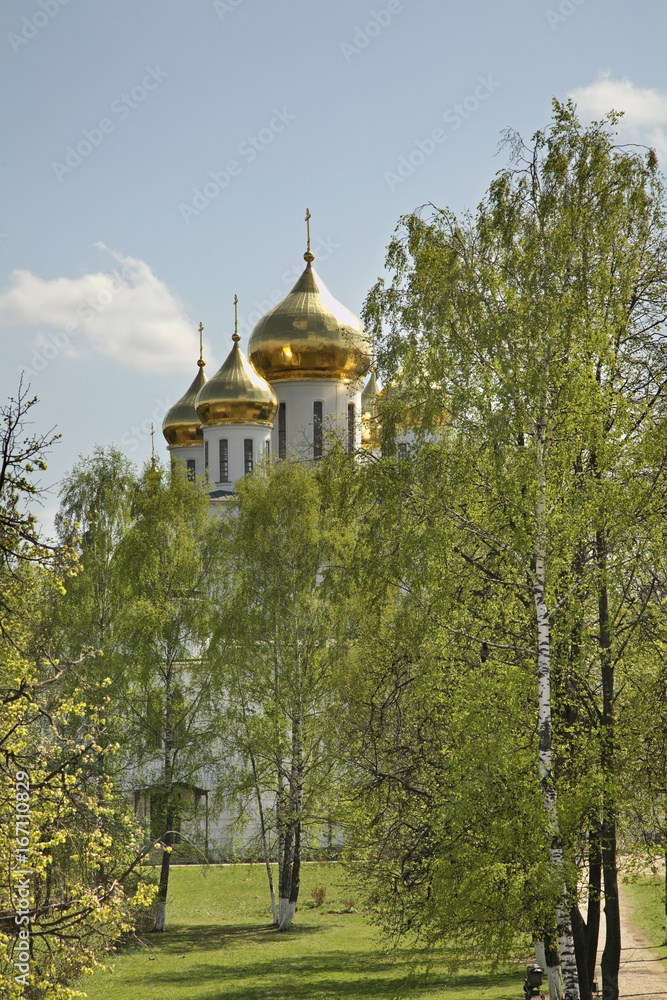 Cathedral of Dormition in Dmitrov Kremlin. Russia
