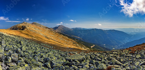 Mountain landscape-panorama photo