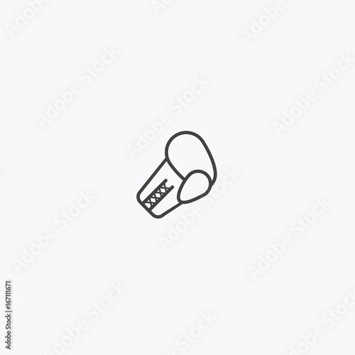 boxing gloves icon vector, can be used for web and mobile design