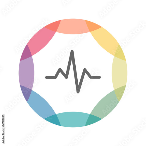 farbiges Icon - Diagramm
