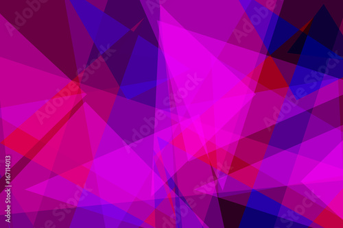 Background with triangular faces