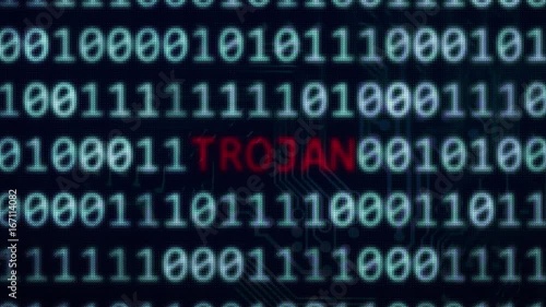 Trojan word between random binary data in 4k