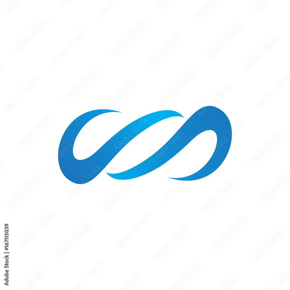 infinity wave logo vector template infinity wave logo vector template