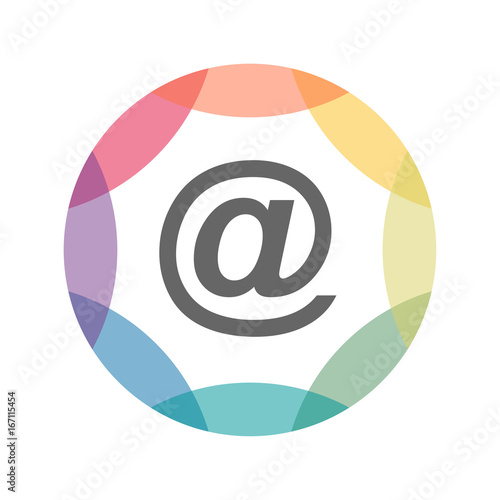 farbiges Icon - Kontakt - Email