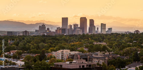 Fotografie Denver City Skyline