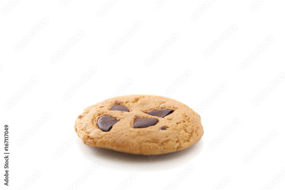 Cookie chocolate isolated in white background Cookie chocolate isolated in white background