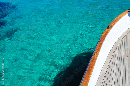 Sardinian sea on a boat © Sara