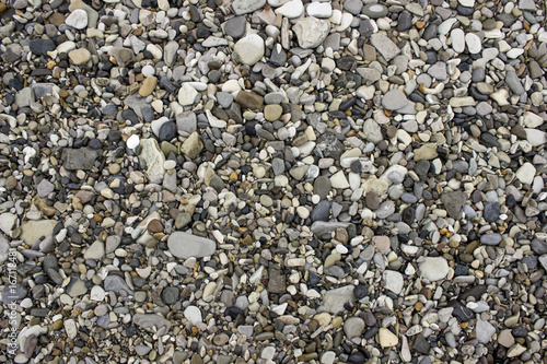 Background of sea pebbles