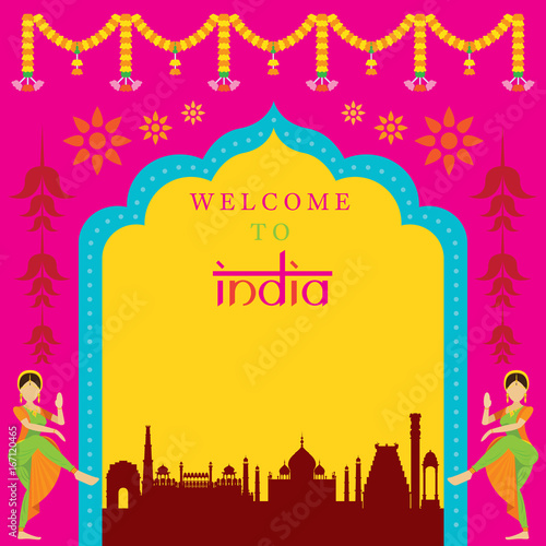 India Travel Attraction Frame