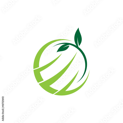 global go green logo vector