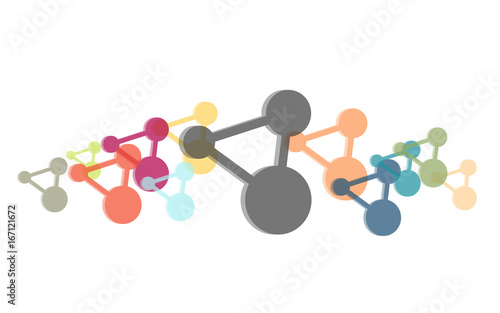 Viele bunte Teilen-Symbole