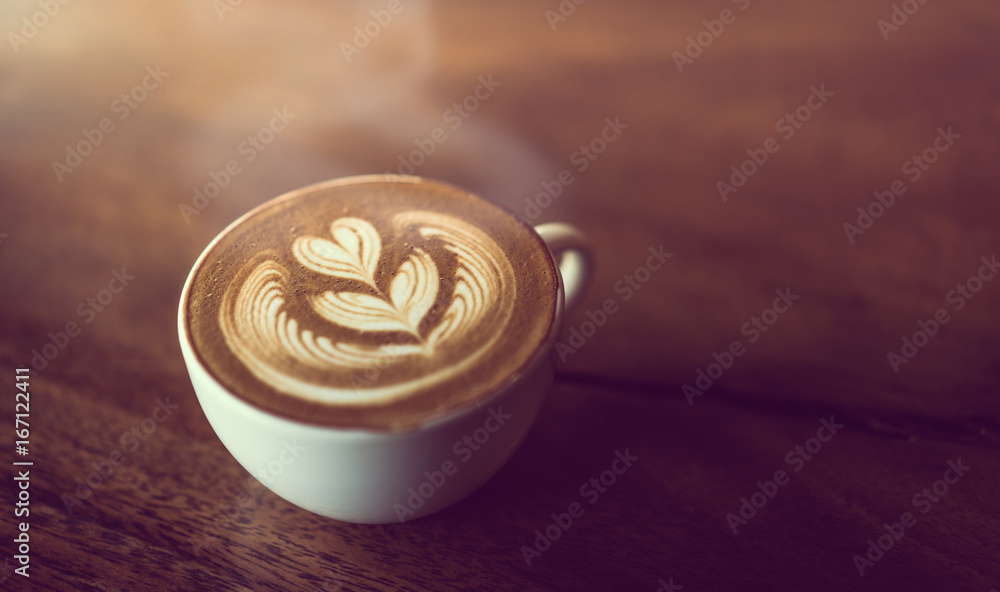 A Cup Of Latte Coffee A Cup Of Latte Coffee