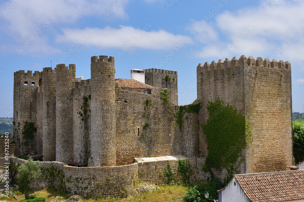 Obidos castle in Portugal