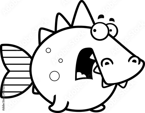 Scared Prehistoric Fish