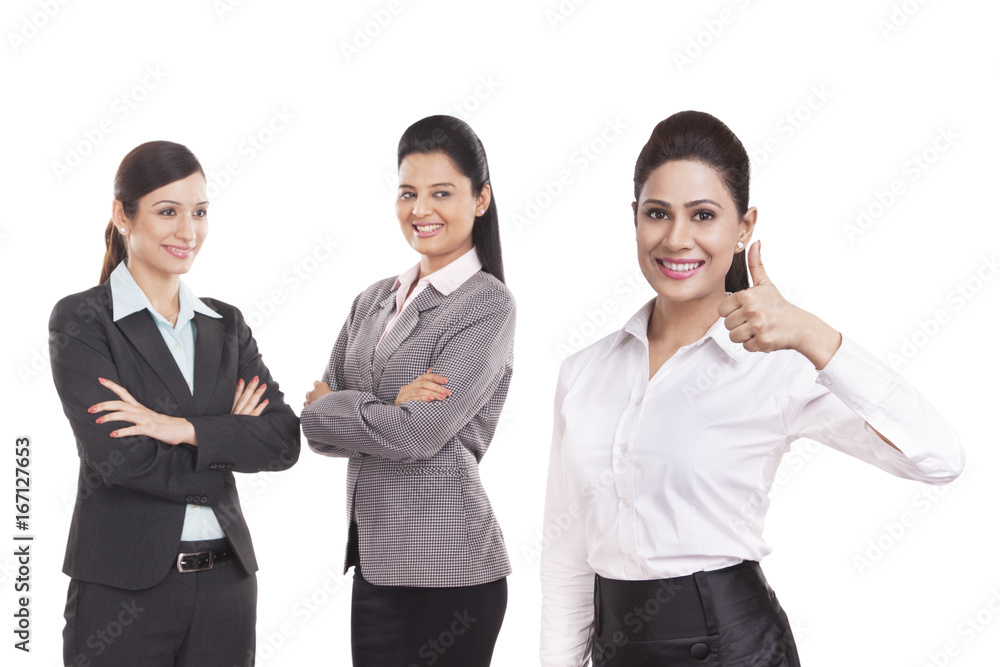 Portrait of young business women Portrait of young business women