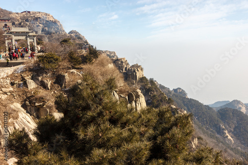View from Taishan mountain photo