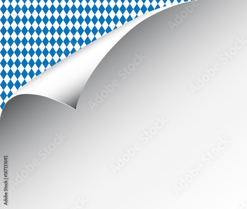 Papier mit Rautenmuster für Oktoberfest
Vektor Illustration isoliert auf weißem Hintergrund