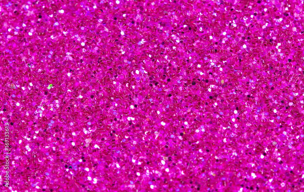 Hot pink abstract background. Pink glitter closeup photo. Pink shimmer ...