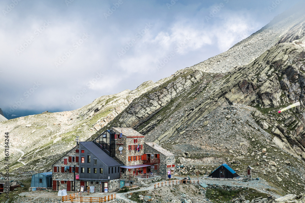 Rifugio Quintino Sella, Monviso Stock Photo | Adobe Stock