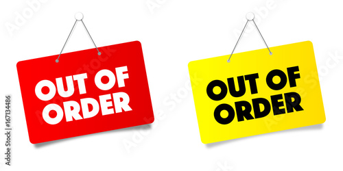 Out of order
