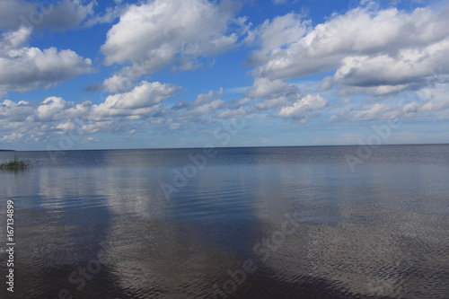 Seascape with reflection