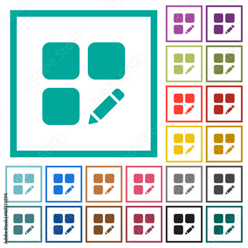 Rename component flat color icons with quadrant frames