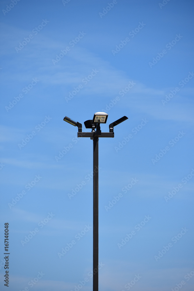 Security Lights on Pole