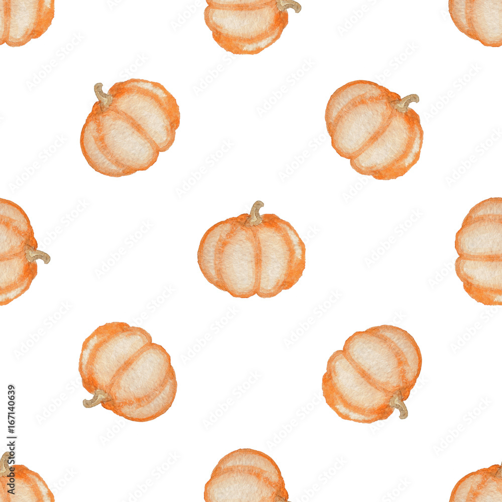 Pattern with pumpkin