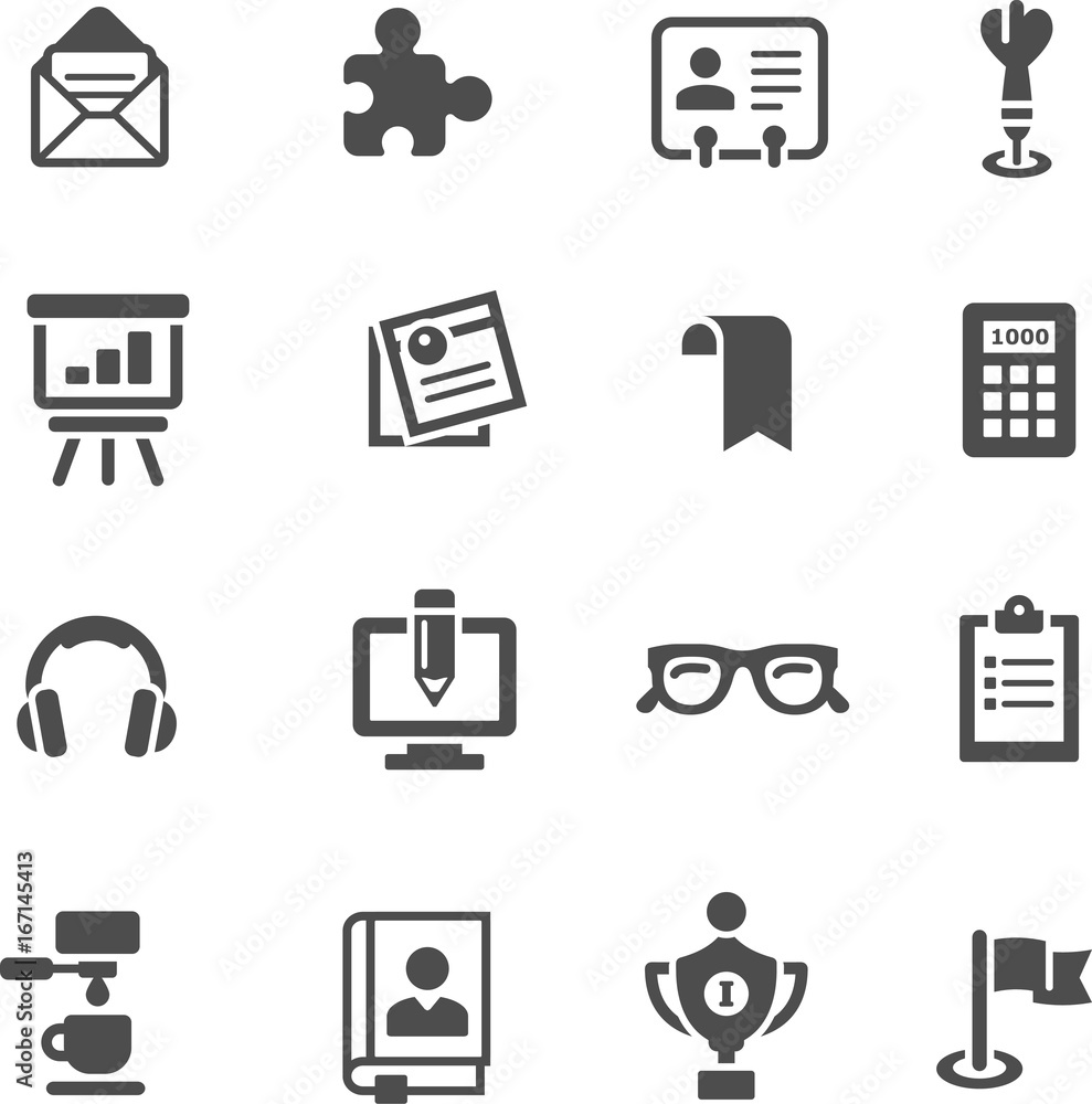 business and office icon business and office icon