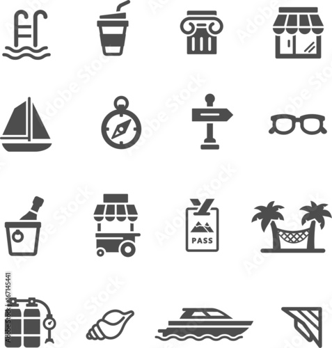 Holiday and Summer icons