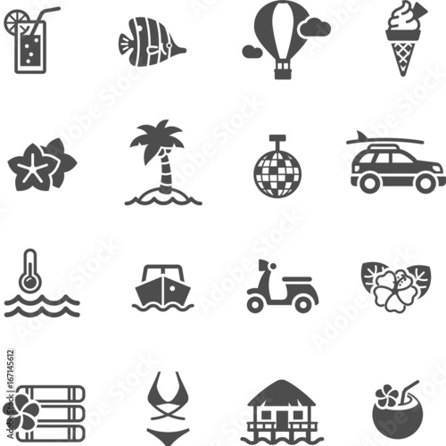 Vacation icons