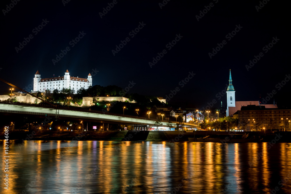Bratislava castle and St. Martin's Cathedral