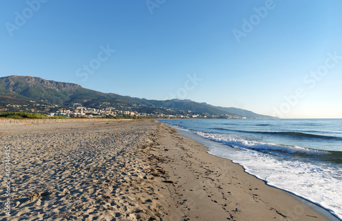 Leinwanddruck Bild - hassan bensliman : plage de la Marana en haute Corse