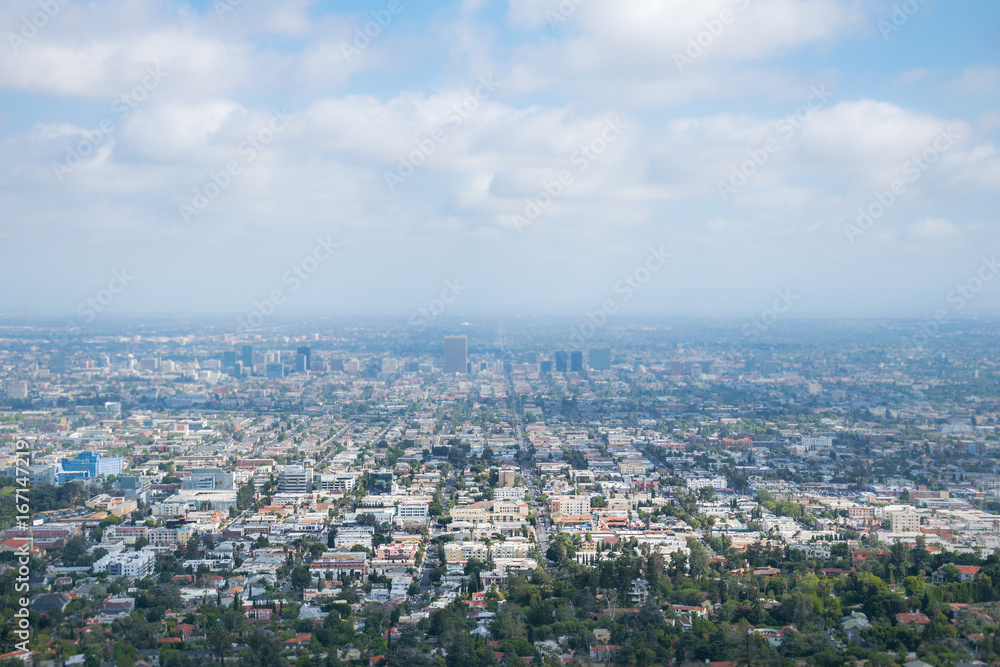 Quarters of Los Angeles, California, USA